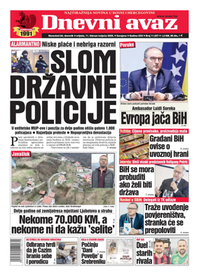 Cover of Dnevni avaz