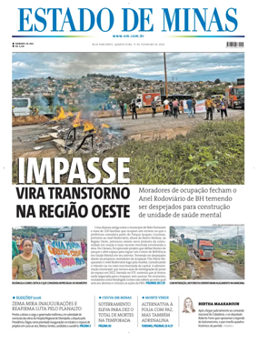 Cover of Estado de Minas (Brazil)