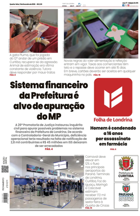 Cover of Folha de Londrina