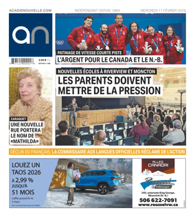 Cover of Acadie Nouvelle