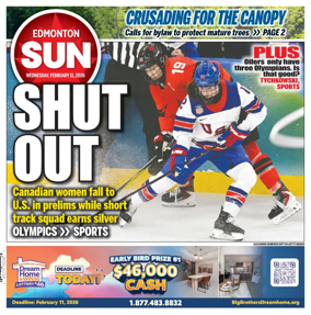 Cover of Edmonton Sun