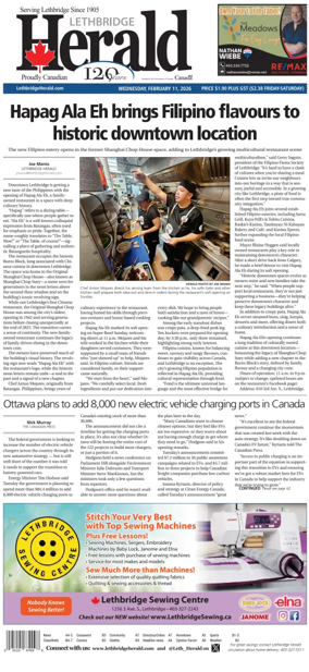 Cover of Lethbridge Herald