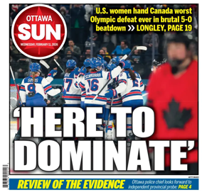 Cover of Ottawa Sun