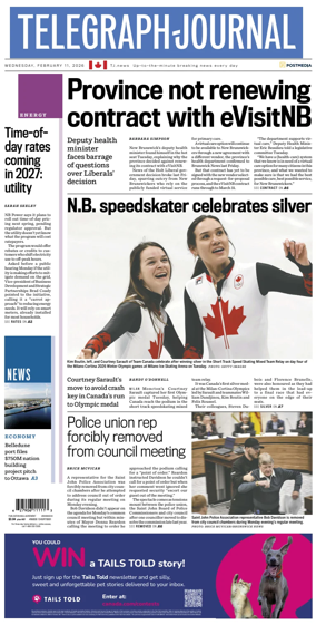 Cover of Telegraph-Journal