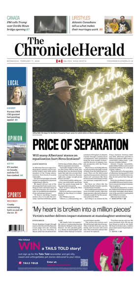 Cover of The Chronicle Herald (Provincial)