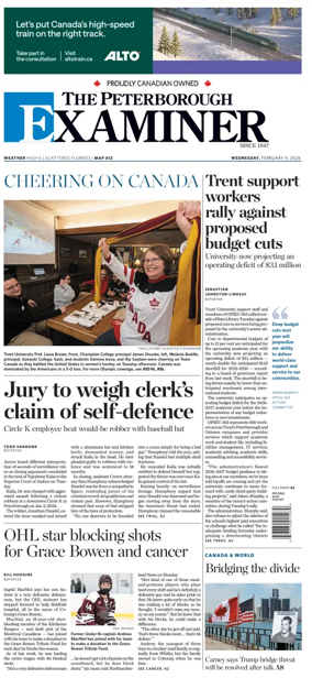 Cover of The Peterborough Examiner