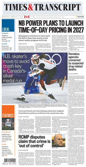 Cover of Times & Transcript