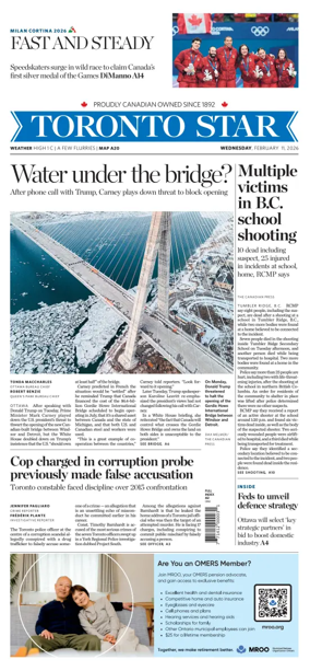 Cover of Toronto Star