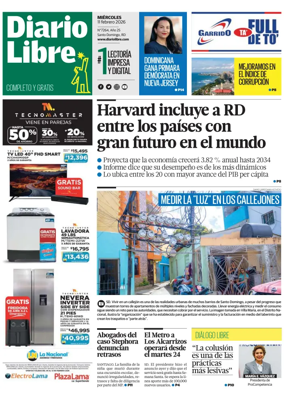 Cover of Diario Libre (Republica Dominicana)