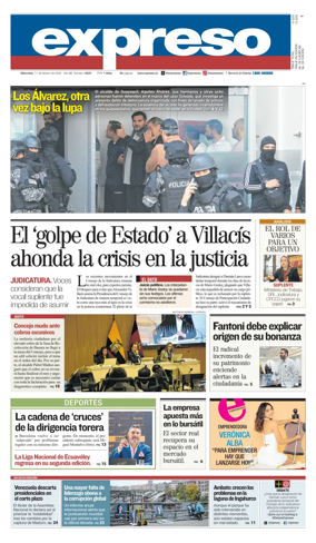 Cover of Diario Expreso
