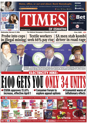 Cover of Times of Eswatini
