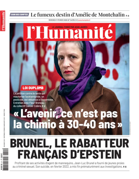 Cover of L'HUMANITE