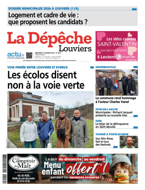 Cover of La Depeche Louviers