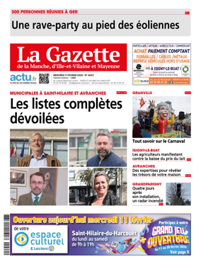 Cover of La Gazette de la Manche