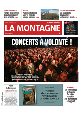 Cover of La Montagne (Clermont-Metropole)