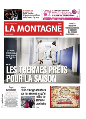 Cover of La Montagne (Vichy)
