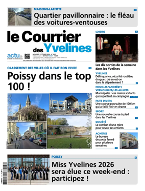 Cover of Le Courrier des Yvelines (Poissy)