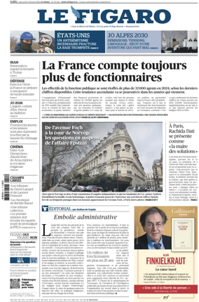 Cover of Le Figaro