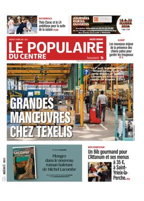 Cover of Le Populaire du Centre (Haute-Vienne)