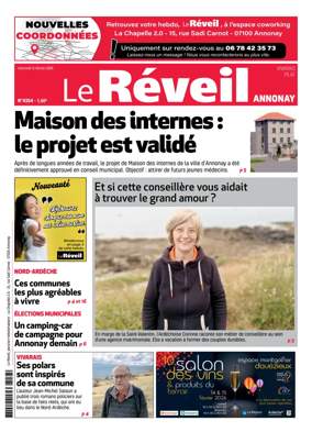 Cover of Le Reveil du Vivarais – edition Annonay