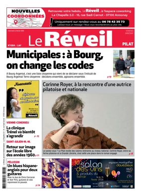 Cover of Le Reveil du Vivarais – edition Pilat
