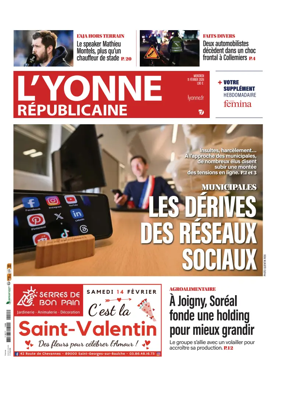 Cover of L'Yonne Republicaine