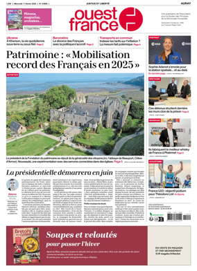 Cover of Ouest France (Auray)