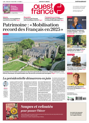 Cover of Ouest France (Chateaubriant)