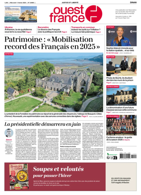 Cover of Ouest France (Dinan)