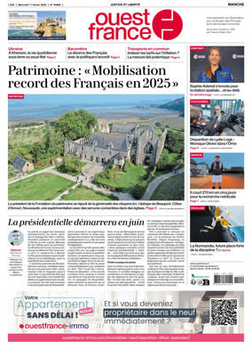 Cover of Ouest France (Manche)