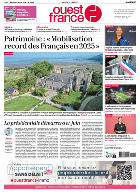 Cover of Ouest France (Mayenne)
