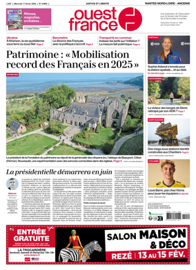 Cover of Ouest France (Nantes Nord-Loire - Ancenis)
