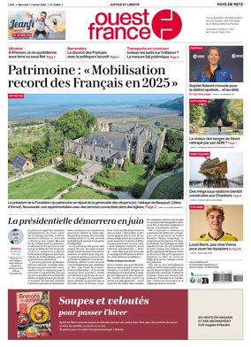 Cover of Ouest France (Pornic / Pays de Retz)