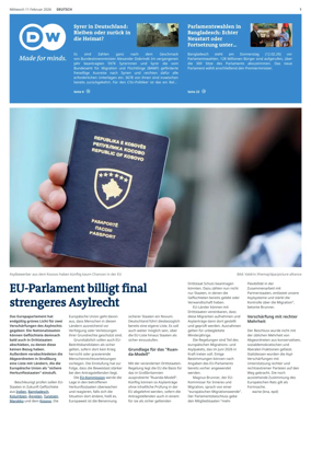 Cover of Deutsche Welle (German edition)