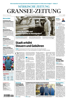 Cover of Gransee-Zeitung
