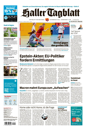 Cover of Haller Tagblatt