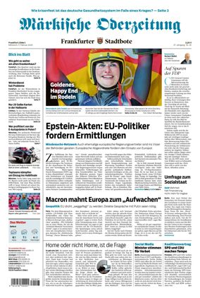 Cover of Markische Oderzeitung Frankfurt (Oder)