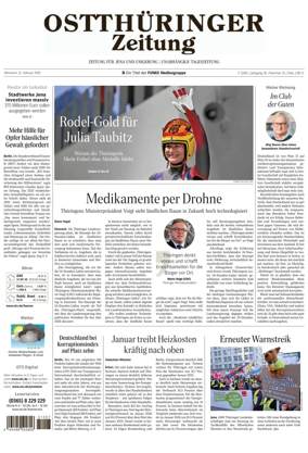 Cover of Ostthuringer Zeitung (Jena)