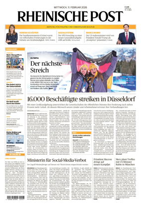 Cover of Rheinische Post – Dusseldorf Stadt