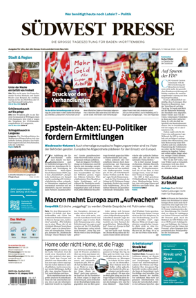 Cover of Sudwest Presse