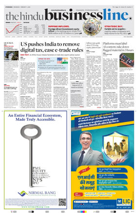 Cover of BusinessLine (Hyderabad)