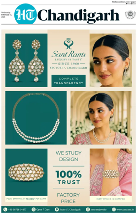 Cover of Hindustan Times (Chandigarh) - Live