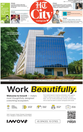 Cover of Hindustan Times (Gurgaon) - City