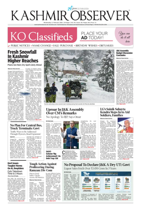 Cover of Kashmir Observer