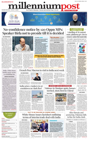 Cover of Millennium Post