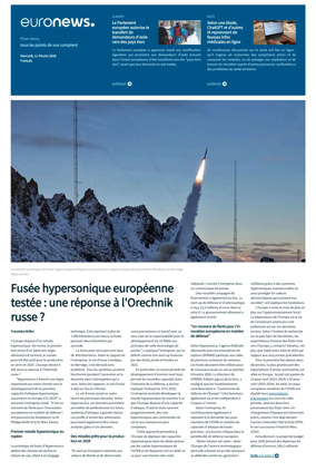 Cover of EuroNews (French Edition)