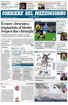 Cover of Corriere del Mezzogiorno (Campania)