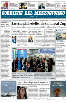 Cover of Corriere del Mezzogiorno (Puglia)