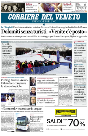 Cover of Corriere del Veneto (Treviso e Belluno)