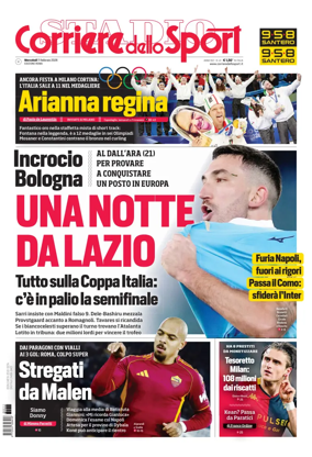 Cover of Corriere dello Sport (Lazio)